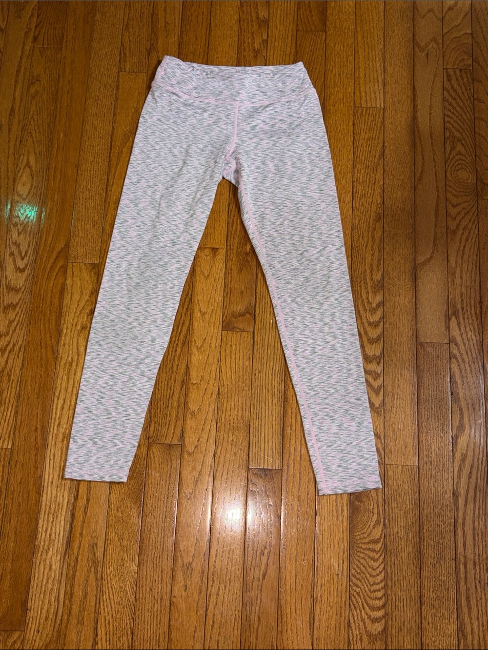 90 Degree By Reflex Heather Pink Girls' Active Leggings